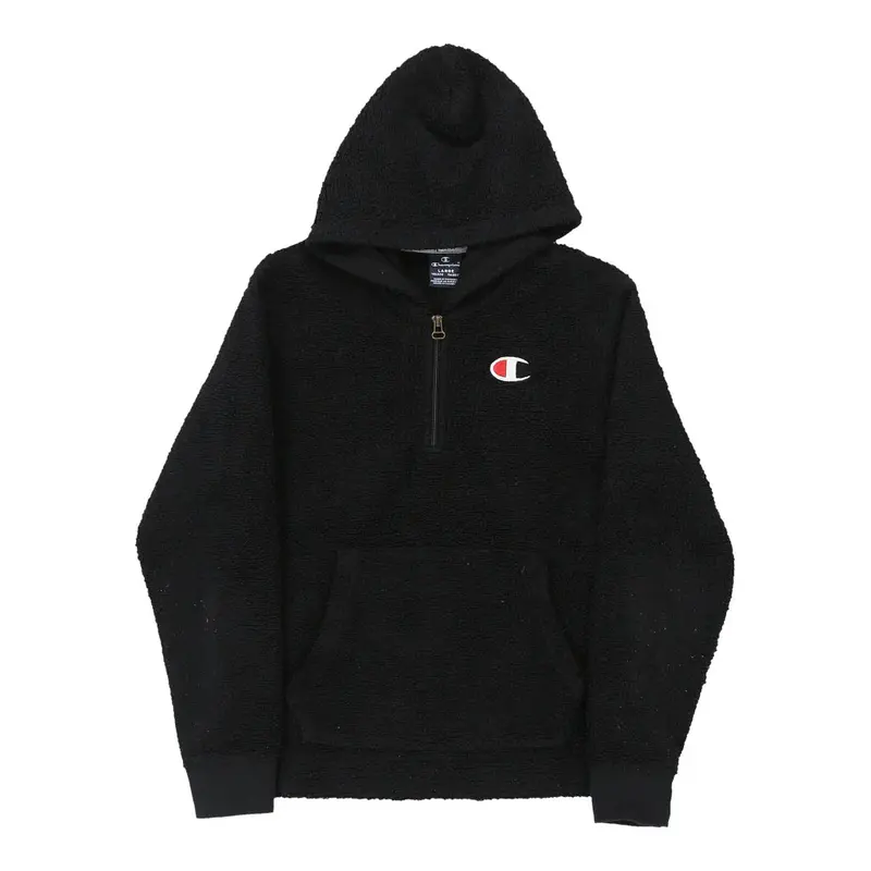 Age 11-12 Champion Fleece - Large Black Polyester