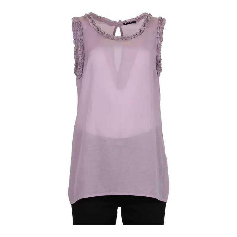 Sisley Top - Medium Purple Viscose