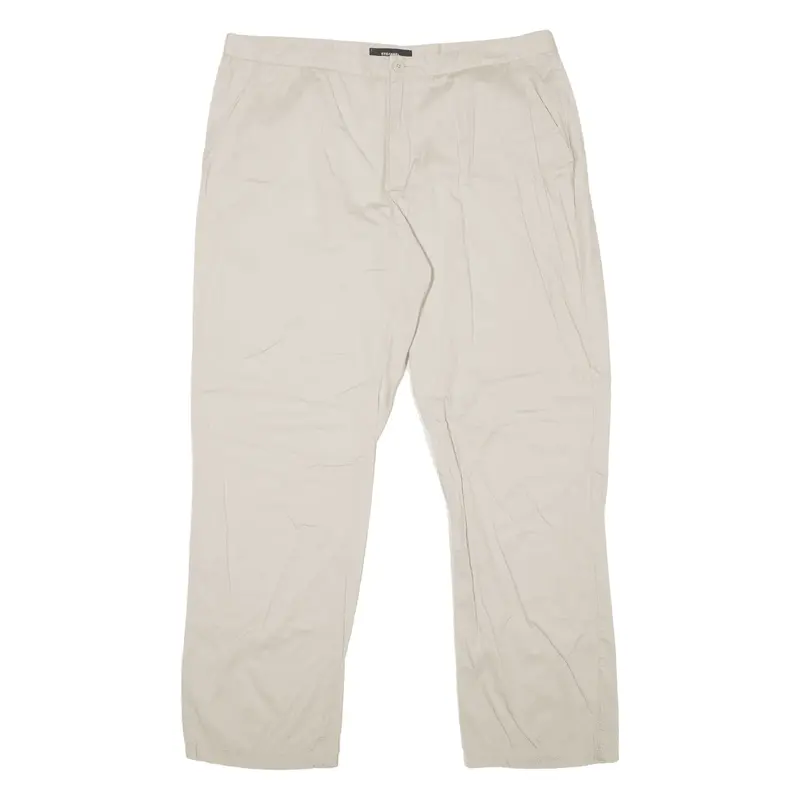 STEFANEL Trousers Beige Regular Straight Womens W34 L28