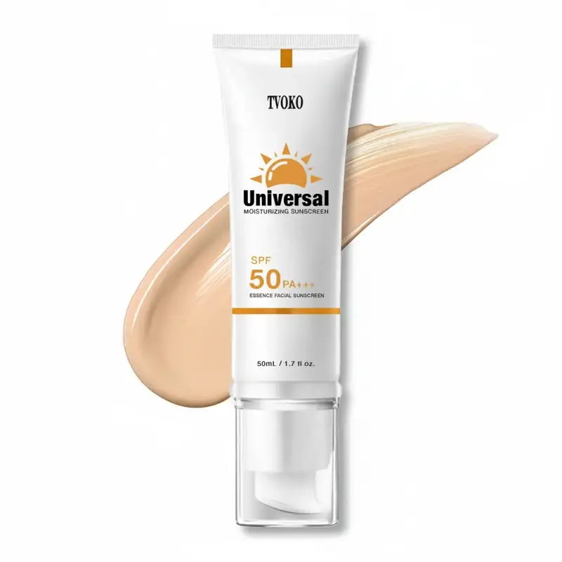 TVOKO SPF 50 Tinted Mineral Sunscreen - Lightweight, Non-Greasy & Hydrating