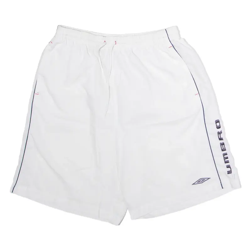 UMBRO Mesh Lined Mens Swimming Shorts White 2XL W30
