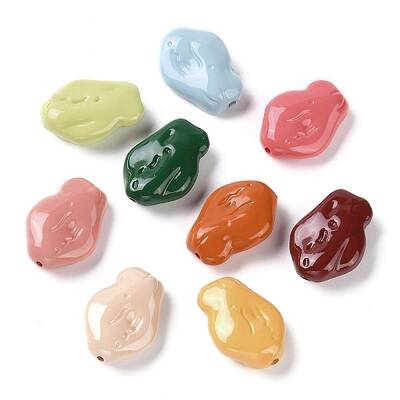 Baking Paint Acrylic Beads