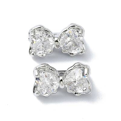 Brass Pave Cubic Zirconia Multi-Strand Links