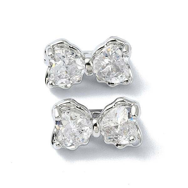 Brass Pave Cubic Zirconia Multi-Strand Links