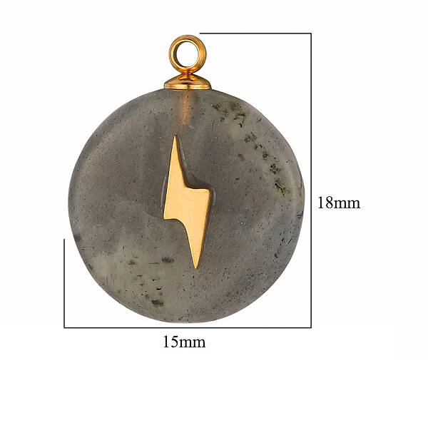 Natural Labradorite Pendants