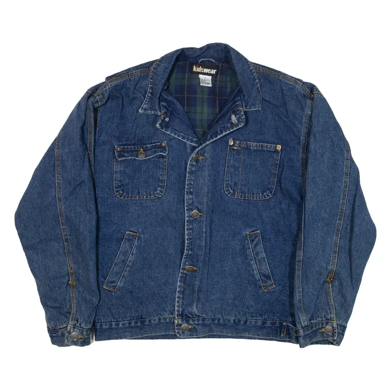 KIDSWEAR Blanket Lined Denim Jacket Blue Boys XL