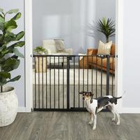 Extra-Wide Steel Pet Gate – Pressure Mount, Adjustable (29-52\