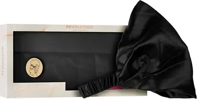 Revolution haircare Satin black cosmetic headband (curl protection)