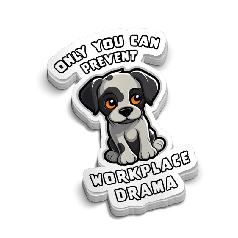 Drama - Hard Hat Decal