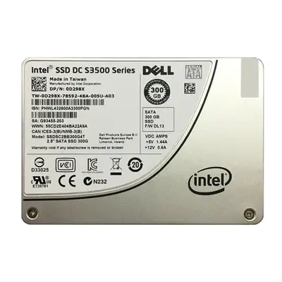 Dell 0D298X | 300GB Multi-Level Cell SATA 6Gb/s 2.5-Inch Solid State Drive