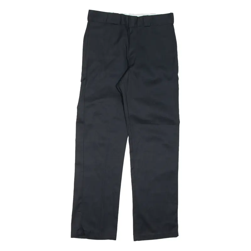 DICKIES Chino Mens Trousers Black Regular Straight W32 L32