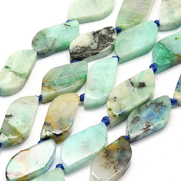 Natural Chrysocolla and Lapis Lazuli Beads Strands