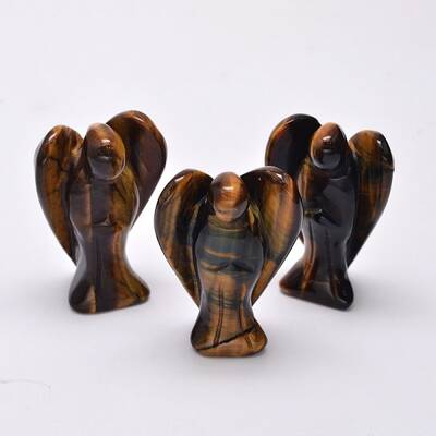 Angel Nautral Tiger Eye Home Display Decorations