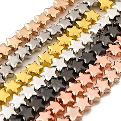 Electroplate Glass Beads Strands