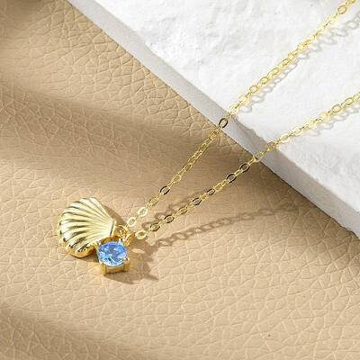 925 Sterling Silver Micro Pave Cubic Zirconia Pendant Necklaces for Women