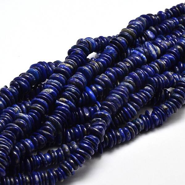 Natural Dyed Lapis Lazuli Chip Beads Strands