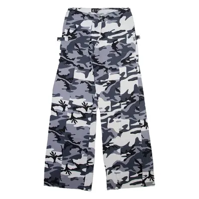 AIKEA Camo Womens Trousers Grey Regular Bootcut W26 L30