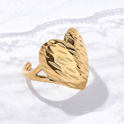 Marine Animal Theme 304 Stainless Stee Open Cuff Rings