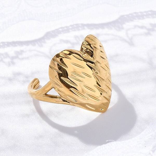 Marine Animal Theme 304 Stainless Stee Open Cuff Rings