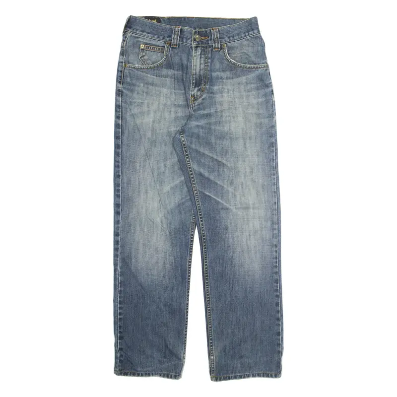 LEE Mens Jeans Blue Regular Straight Stone Wash W30 L28