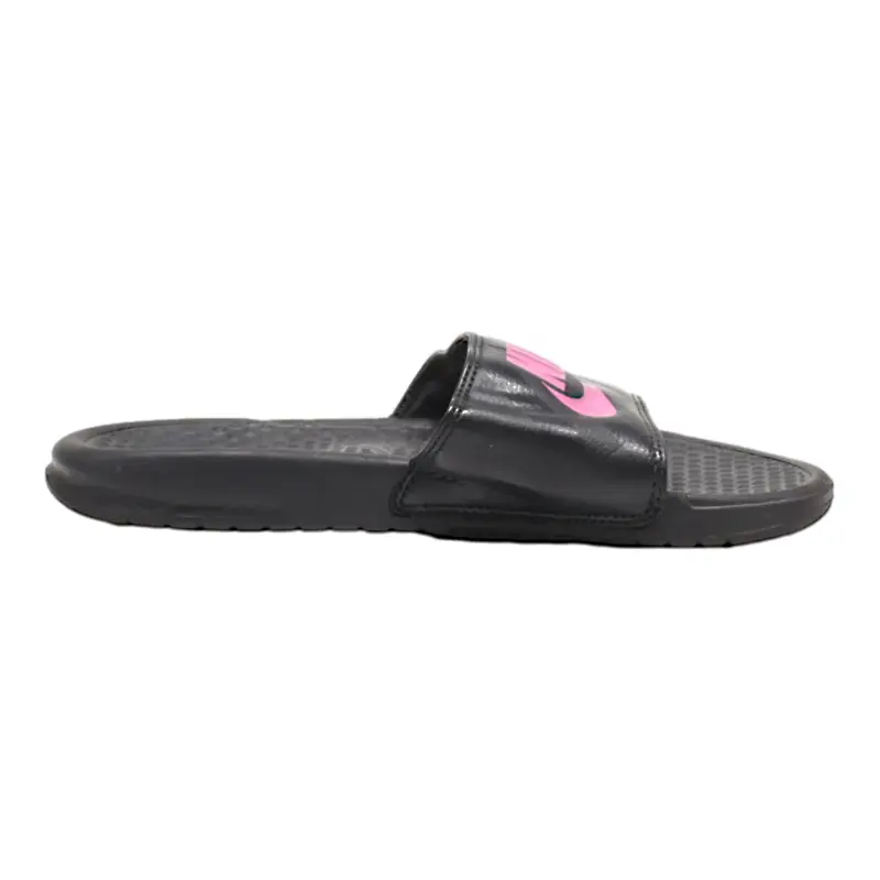 NIKE Benassi Slider Sandals Black Synthetic Womens UK 5.5
