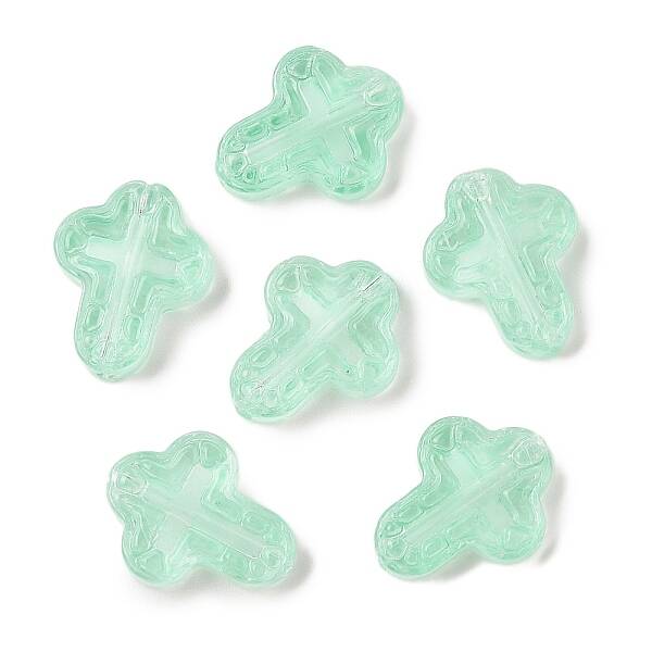 Transparent Spray Paint Glass Beads