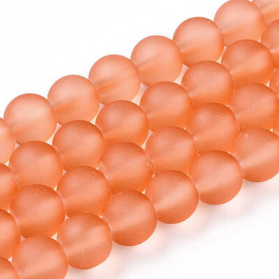 Transparent Glass Bead Strands