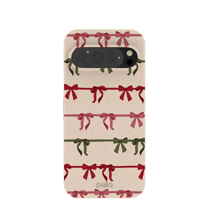 Seashell Holiday Bows Google Pixel 9/9 Pro Case