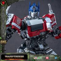 YOLOPARK Transformers Toys: Optimus Prime Action Figure - Rise of the Beasts - 7.87 Inch Pre-assembled Model Kit from the AMK...