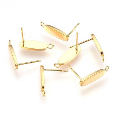 304 Stainless Steel Stud Earring Findings