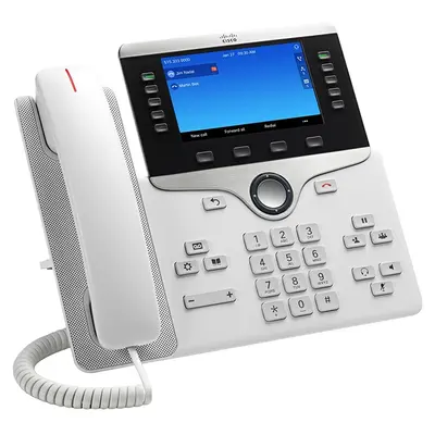 CP-8841-W-K9-RF Cisco 8800 Series 8841 UC White Gigabit IP Phone
