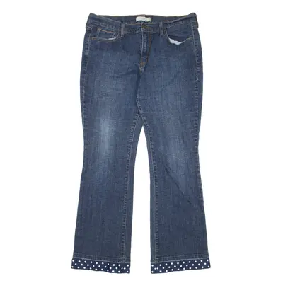 LEVI'S 515 Customised Jeans Blue Denim Slim Bootcut Womens W32 L30
