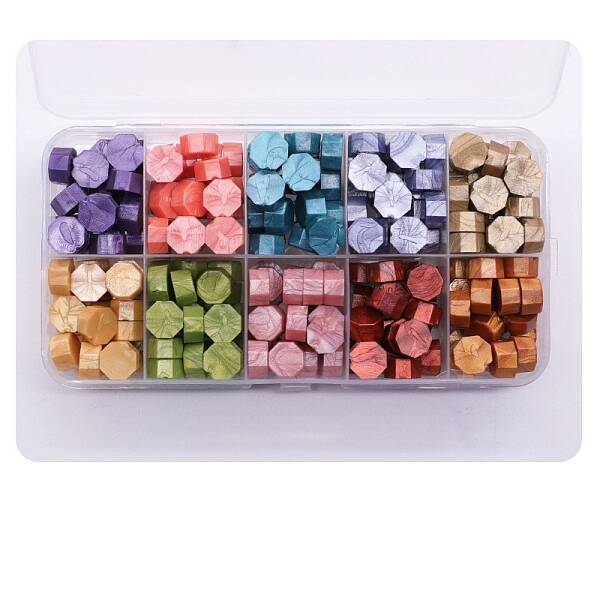10 Grids Sealing Wax Particles