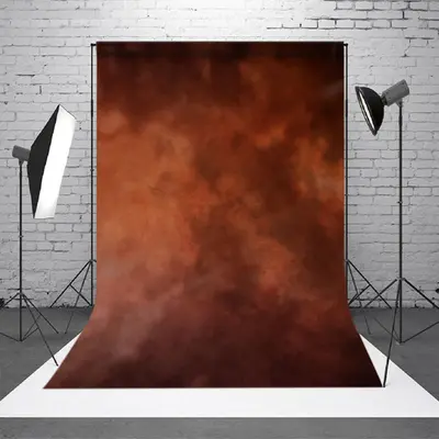 Aperturee Rust Red Cloudy Theme Photo Studio Backgrounds