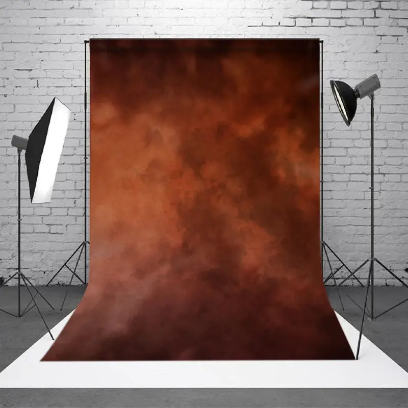 Aperturee Rust Red Cloudy Theme Photo Studio Backgrounds