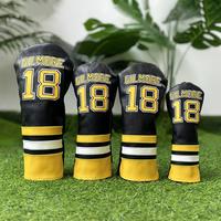 Golf Club Head Cover, 1 Count Driver Fairway Wood Hybrid Headcover with Number Tag, Golf Accessories for Men & Women