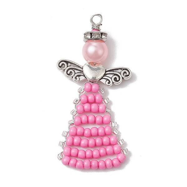 Glass Seed Beads Pendants