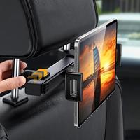 Car Headrest Tablet Holder - Adjustable Tablet Car Mount for Back Seat, Road Trip Essentials for Kids, for 4.7-12.9\