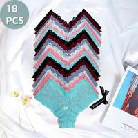 AAA Women's Low-Rise Lace Panties with Bowknot Waist. Sexy, breathable and elastic. Available in various colors like black, w...