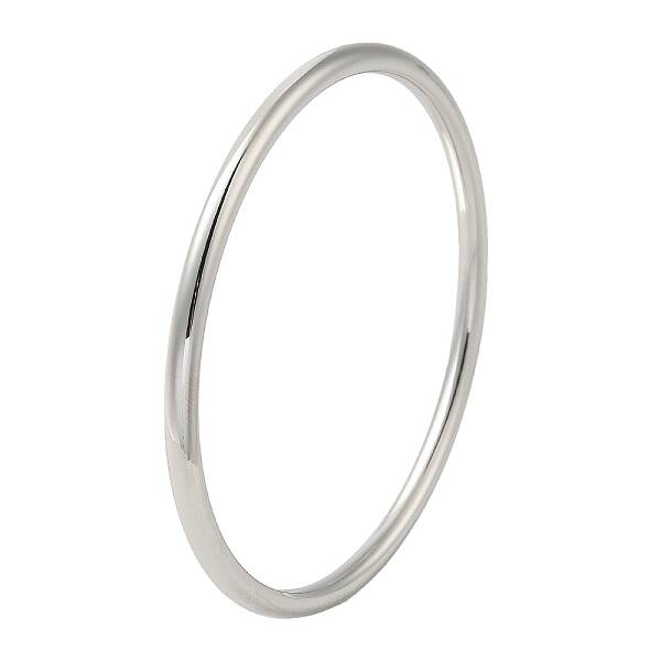Non-Tarnish 304 Stainless Steel Simple Roung Ring Bangles for Women