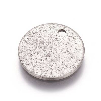 Tarnish Resistant 304 Stainless Steel Textured Pendants