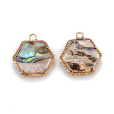 Natural Paua Shell Pendants