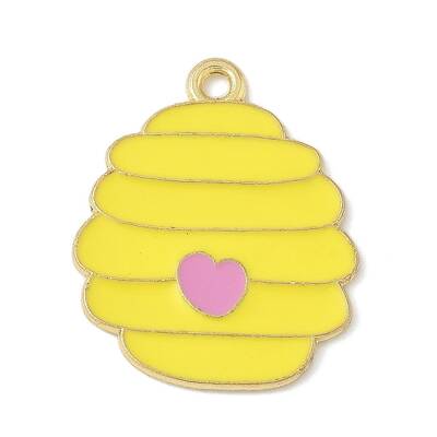 Bees Theme Alloy Enamel Pandants
