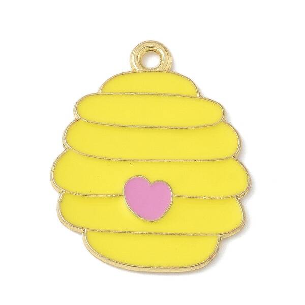 Bees Theme Alloy Enamel Pandants