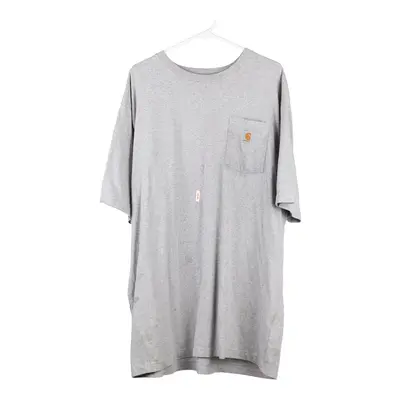 Loose Fit Carhartt T-Shirt - XL Grey Cotton Blend