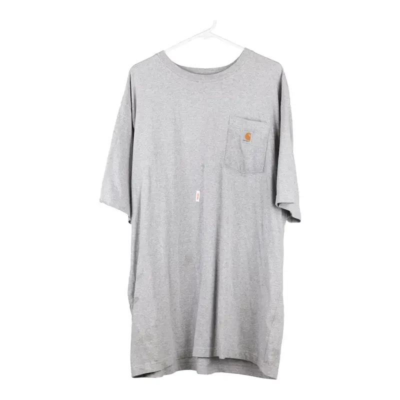 Loose Fit Carhartt T-Shirt - XL Grey Cotton Blend