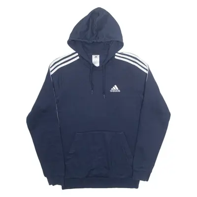 ADIDAS Mens Blue Hoodie S