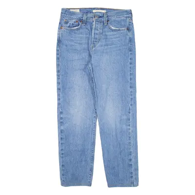 LEVI'S Wedgie BIG E Womens Jeans Blue Regular Tapered W26 L24