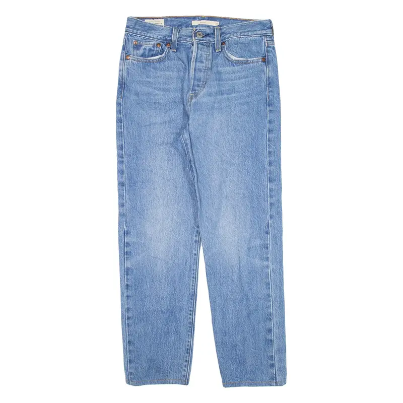 LEVI'S Wedgie BIG E Womens Jeans Blue Regular Tapered W26 L24