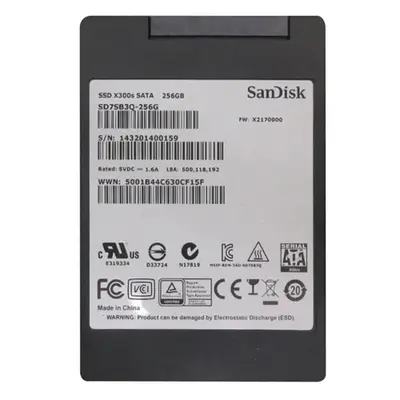SD7SB3Q256G SanDisk X300s 256GB Multi-Level Cell SATA 6Gb/s 2.5-Inch Solid State Drive